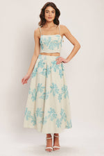 Embroidered Skirt Set