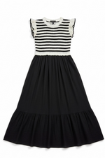 Lola Stripe Twofer Dress