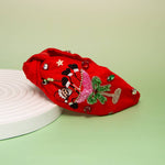Christmas Martini Beaded Headband