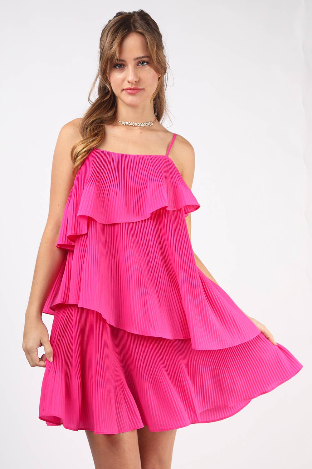 Talk of the Town Tiered Mini Dress