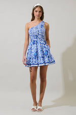 Celeste One Shoulder Mini Dress