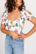 Island Nights Corset Detail Top