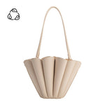 Shellie Bone Recycled Vegan Leather Shoulder Bag