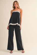 B&W Lace Detail Set