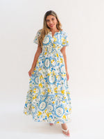 Havana Banana Poplin Maxi Dress