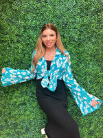 Floral Pleated Shirt