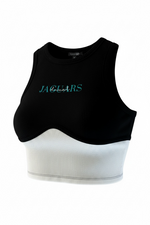 Color Block Tank with Embroidery