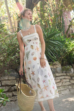 Nautical Escape Midi Dress