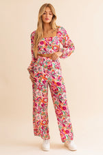 Painted Petals Crop Top