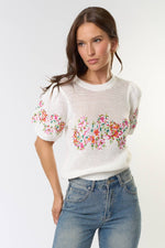 Secret Garden Floral Embroidered Top