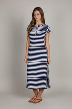 Stripe Knit Midi Dress