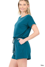 Romper With Elastic Waist