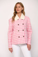 Upper East Side Shearling Collar Coat