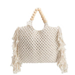 Sand & Sea Cream Crotchet Tote