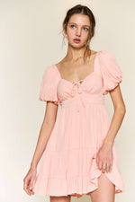 Perfect Peach Mini Dress