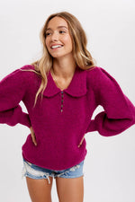 Orchid Collard Sweater