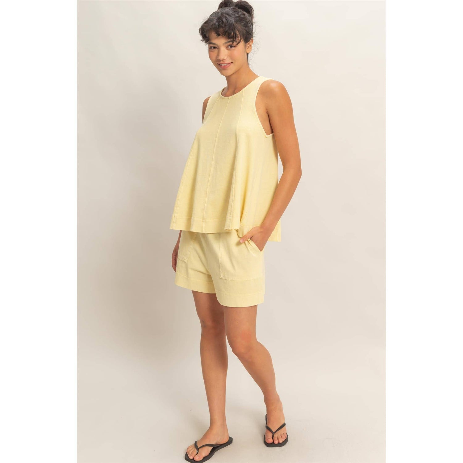 Sleeveless Top & Shorts Set