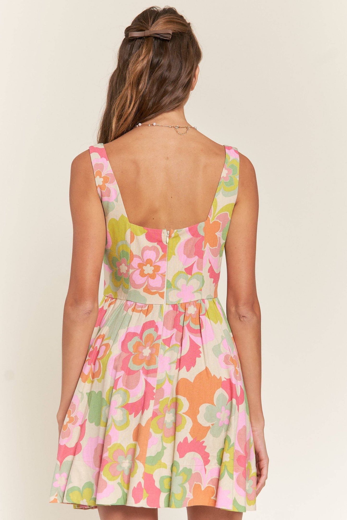 Flirty Florals Mini Dress