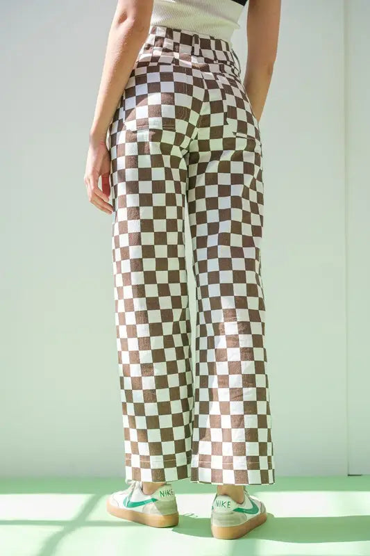 Demi Checkered Pants