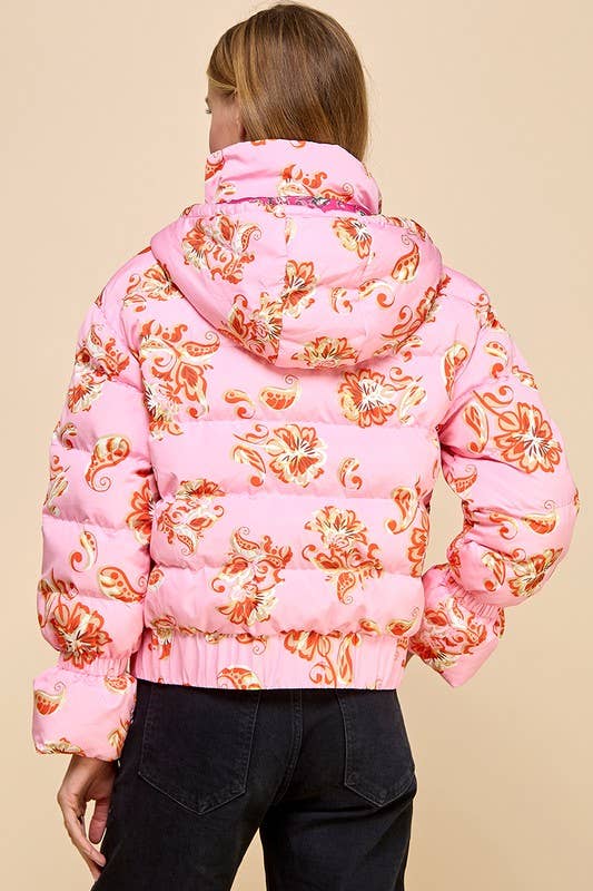 Fancy Flowers Puffer Jacket