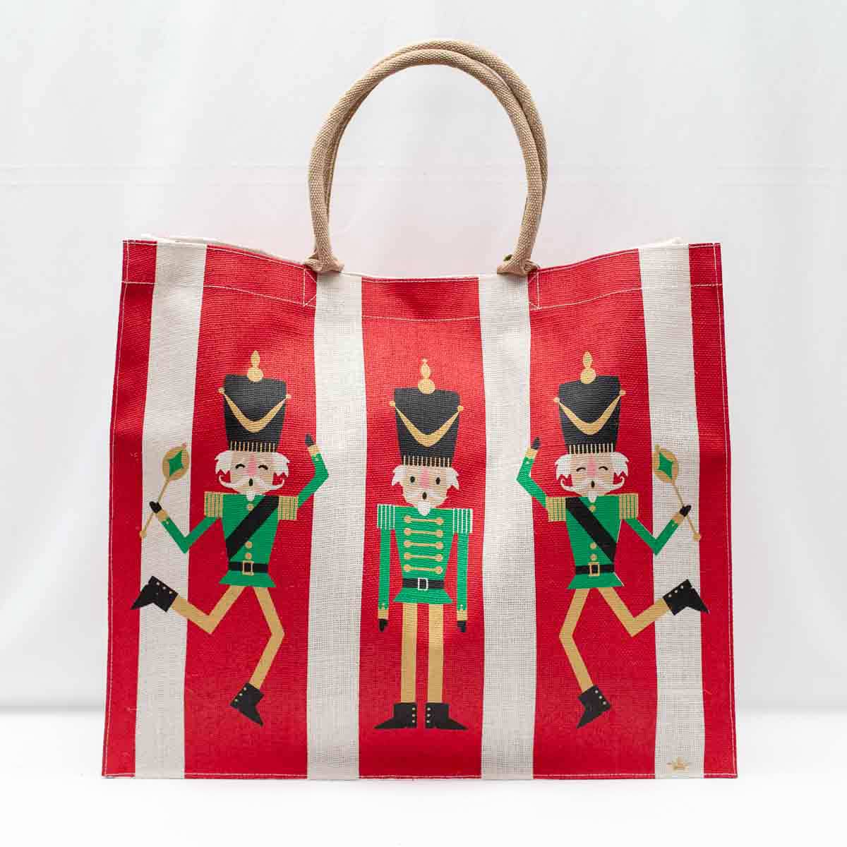 Nutcracker Stripe Carryall Tote