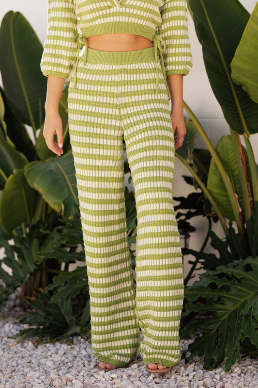 Avo Stripe Knit Pants