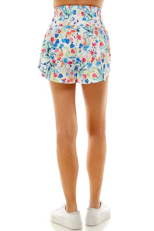 Floral Athletic Shorts