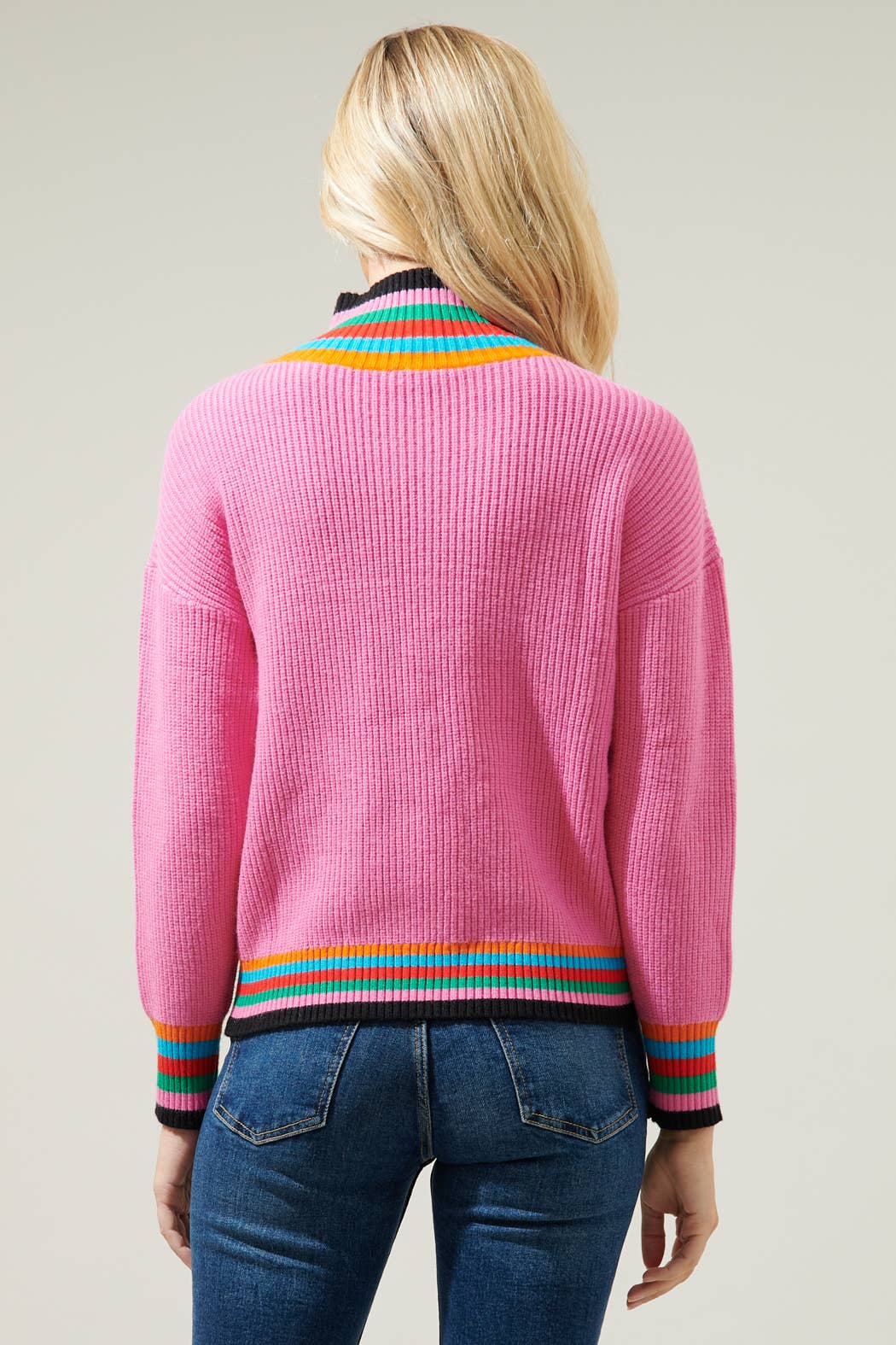 Kendi Colorful Stripe Sweater