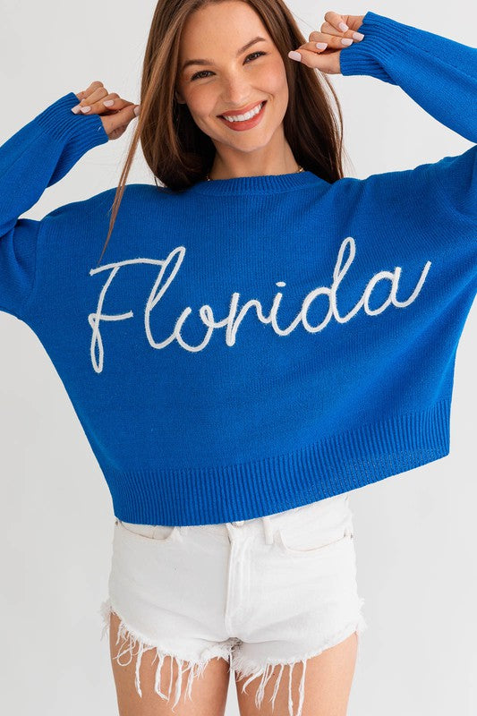 Florida Script Game Day Sweater