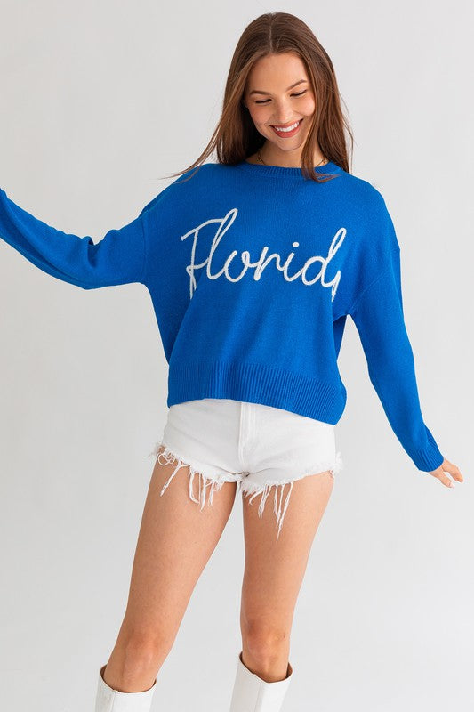 Florida Script Game Day Sweater