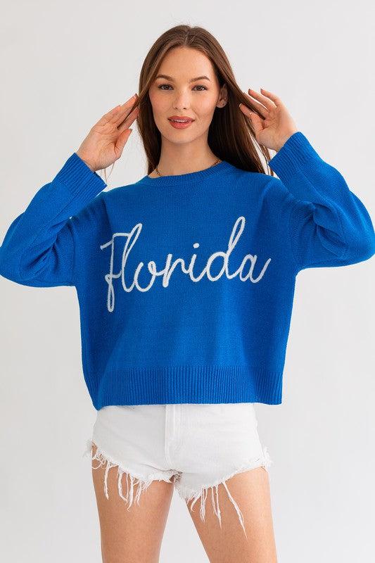 Florida Script Game Day Sweater