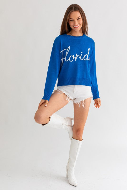 Florida Script Game Day Sweater