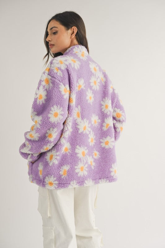 Daisy Fleece Sherpa Half Zip