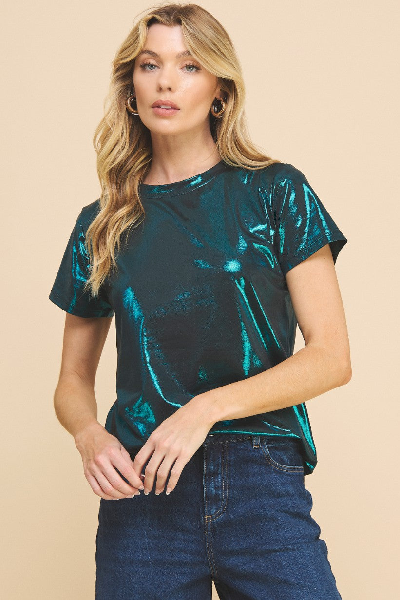 Metallic Tee