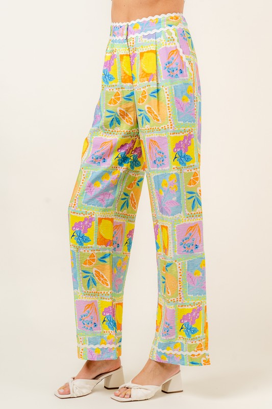 Citrus Garden Pants