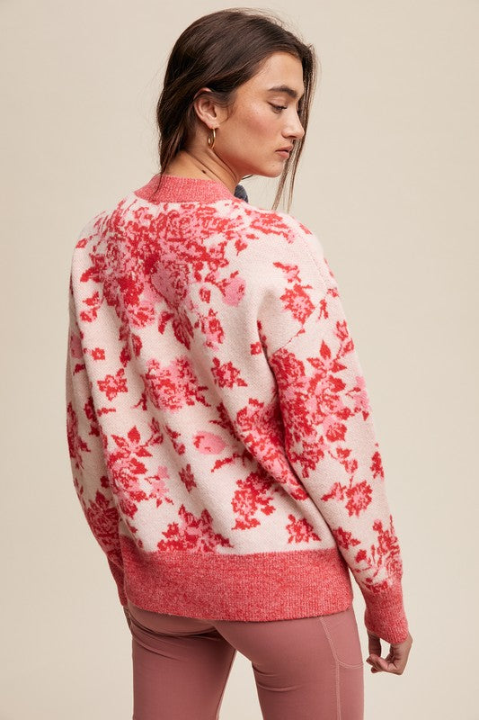 Rosie Floral Print Sweater