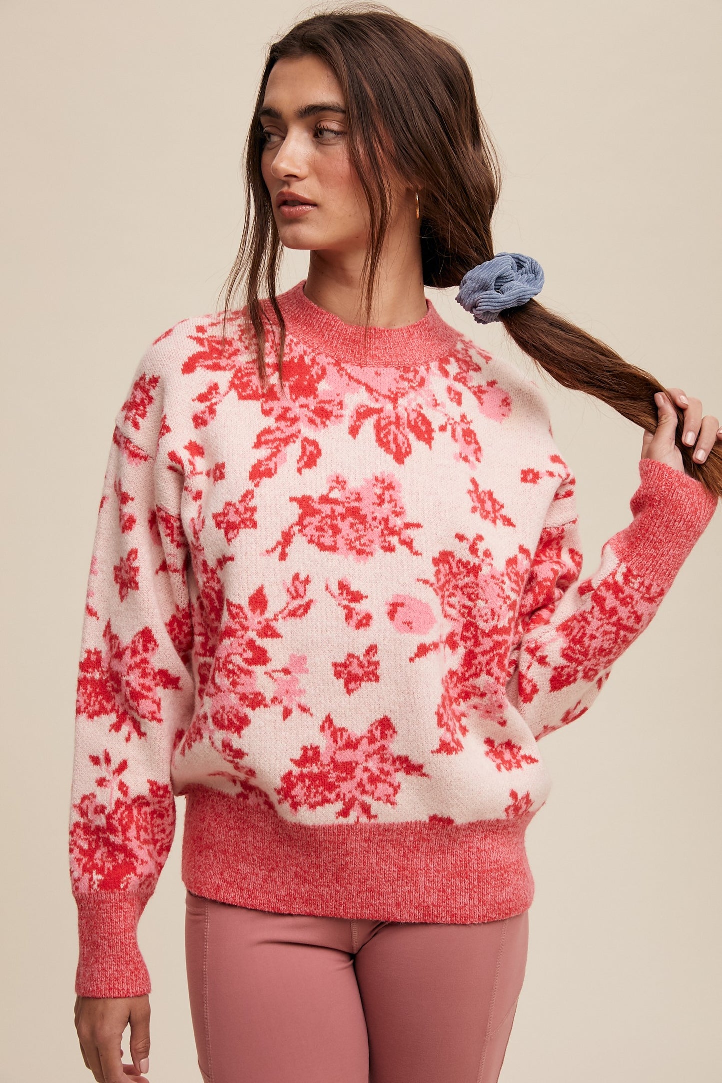 Rosie Floral Print Sweater