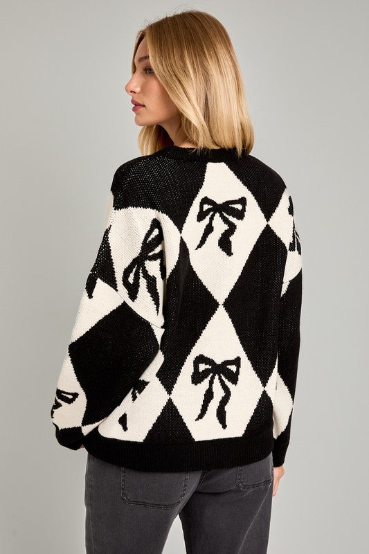 Pretty Please Bow Sweater