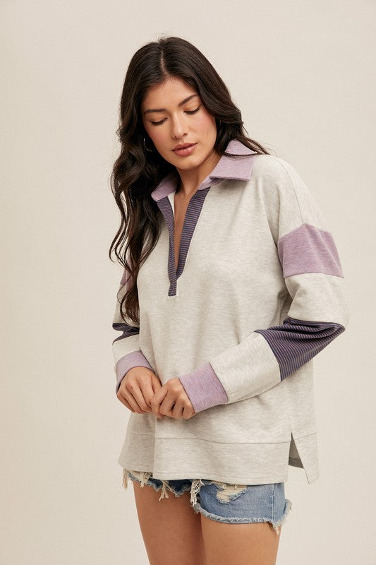 Roadtrip Reverie Colorblock Pullover