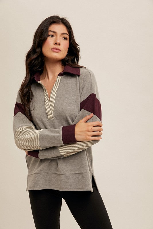 Roadtrip Reverie Colorblock Pullover