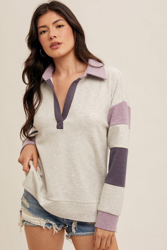 Roadtrip Reverie Colorblock Pullover