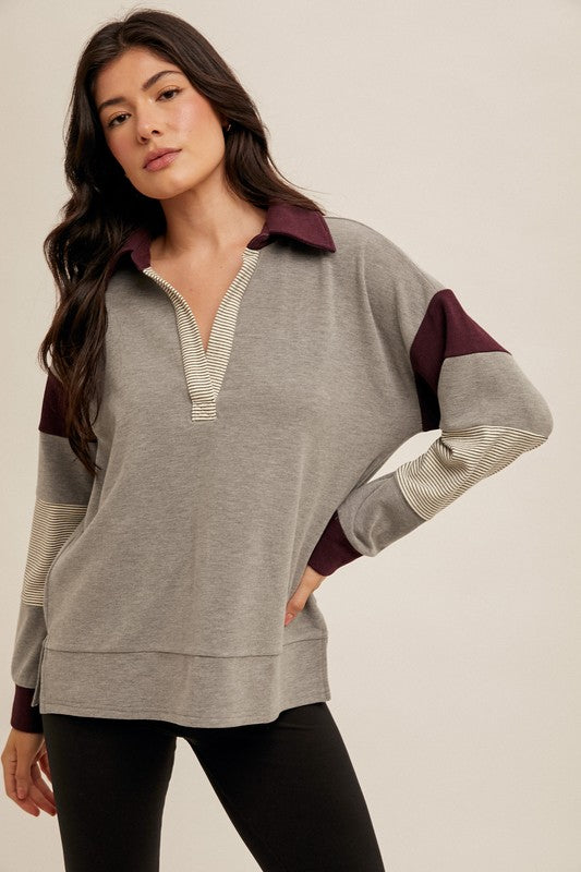 Roadtrip Reverie Colorblock Pullover