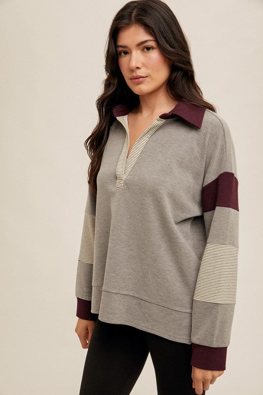 Roadtrip Reverie Colorblock Pullover