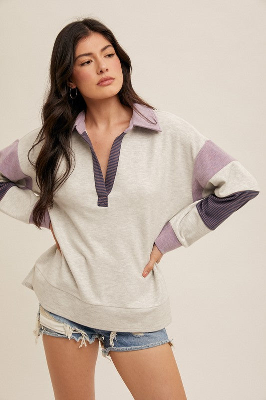 Roadtrip Reverie Colorblock Pullover