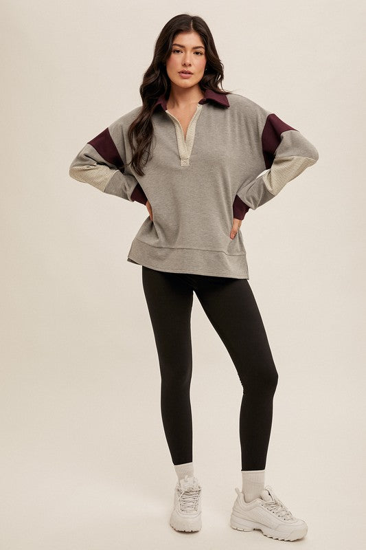 Roadtrip Reverie Colorblock Pullover