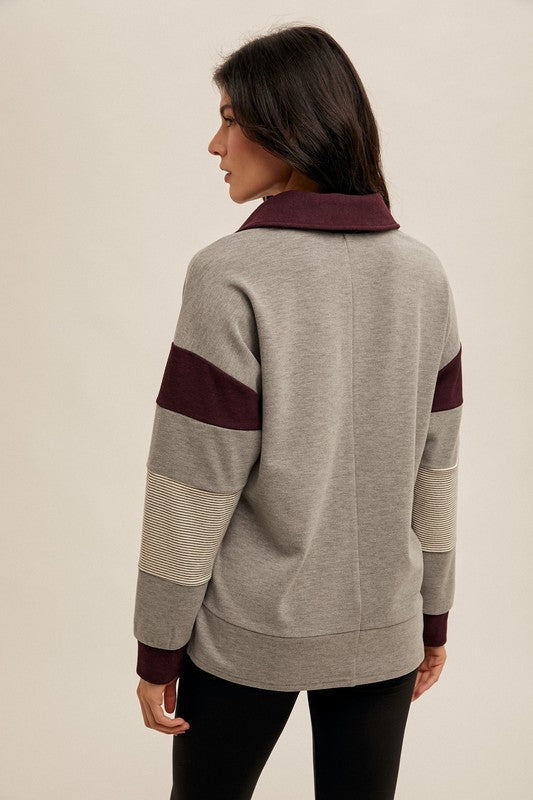 Roadtrip Reverie Colorblock Pullover