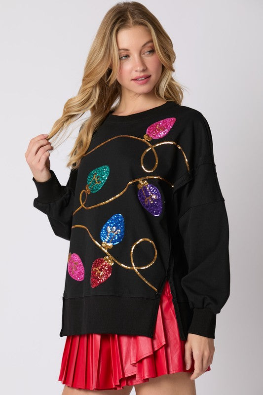 Christmas Lights Sweatshirt