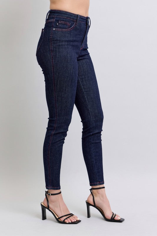 Judy Blue Heart Pocket Skinny Jeans