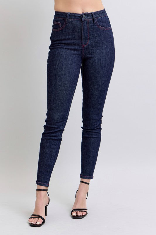 Judy Blue Heart Pocket Skinny Jeans