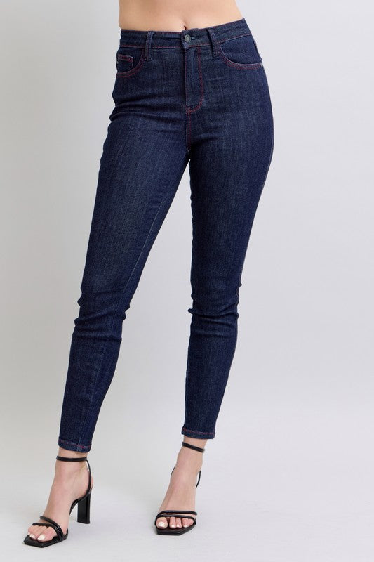 Judy Blue Heart Pocket Skinny Jeans